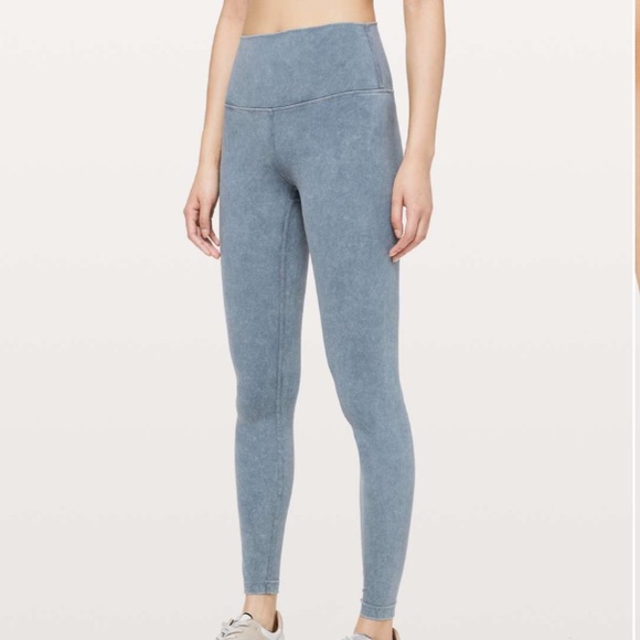 lululemon athletica Pants - Lululemon Wunder Under High-Rise Tight 25" *Luxtreme (Washed Moon Blue) - Sz 8